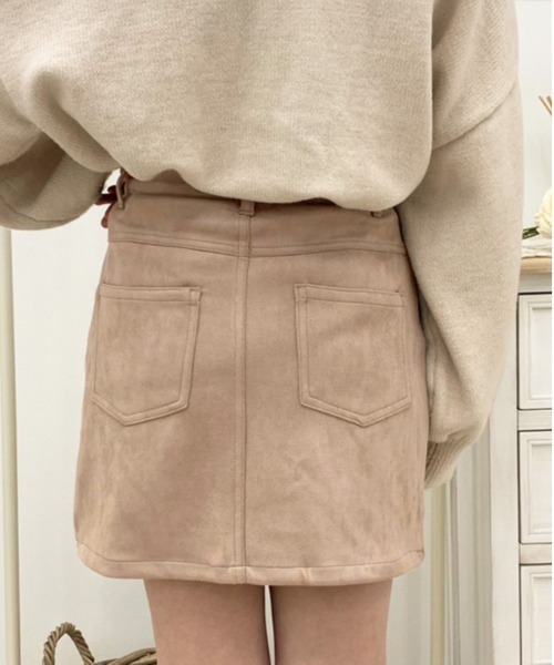 apres jour（アプレジュール）の「フェイクスウェード台形スカート【ZOZOTOWN限定アイテム】（スカート・レディース・アイボリー/モカ/ダークブルー/スモークピンク・SMALL/MEDIUM/LARGE/X-LARGE）」の15枚目の写真