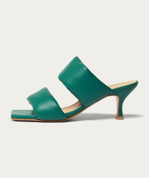 ODETTE E ODILE（オデットエオディール）の「OID クッションベルト サンダル60↑（サンダル・レディース・ベージュ/ダークグリーン/ブラック・23cm/25cm/22cm/24.5cm/23.5cm/22.5cm/24cm）」の3枚目の写真