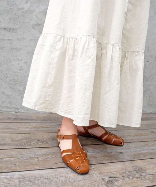 apres(アプレ)の「【LEZZA BOTANICA】グルカサンダル / apres(アプレ)(サンダル・レディース・ブラウン/アイボリー/ブラック・22.5cm/23.0cm/23.5cm/24.0cm/24.5cm)」の8枚目の写真