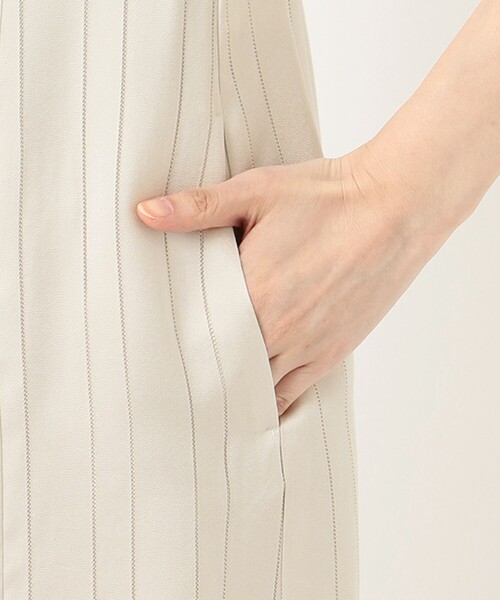 TOCCA(トッカ)の「【WEB限定】【TOCCA LAVENDER】2way Stripe Satin Dress サテンドレス(ワンピース・レディース・イエロー系/アイボリー系・0/4)」の10枚目の写真