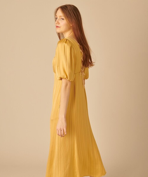 TOCCA(トッカ)の「【WEB限定】【TOCCA LAVENDER】2way Stripe Satin Dress サテンドレス(ワンピース・レディース・イエロー系/アイボリー系・0/4)」の17枚目の写真