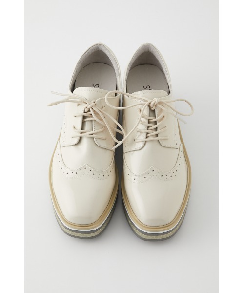 STACCATO（スタッカート）の「ギャレットプラットフォームシューズ（ドレスシューズ・レディース・ベージュ/ライトブラック・24.5cm/24cm/23cm/23.5cm/22.5cm）」の7枚目の写真