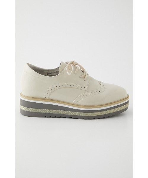 STACCATO（スタッカート）の「ギャレットプラットフォームシューズ（ドレスシューズ・レディース・ベージュ/ライトブラック・24.5cm/24cm/23cm/23.5cm/22.5cm）」の8枚目の写真