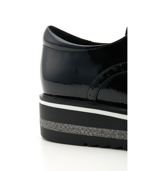 STACCATO（スタッカート）の「ギャレットプラットフォームシューズ（ドレスシューズ・レディース・ベージュ/ライトブラック・24.5cm/24cm/23cm/23.5cm/22.5cm）」の18枚目の写真