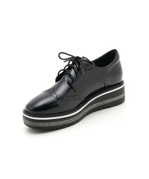 STACCATO（スタッカート）の「ギャレットプラットフォームシューズ（ドレスシューズ・レディース・ベージュ/ライトブラック・24.5cm/24cm/23cm/23.5cm/22.5cm）」の20枚目の写真