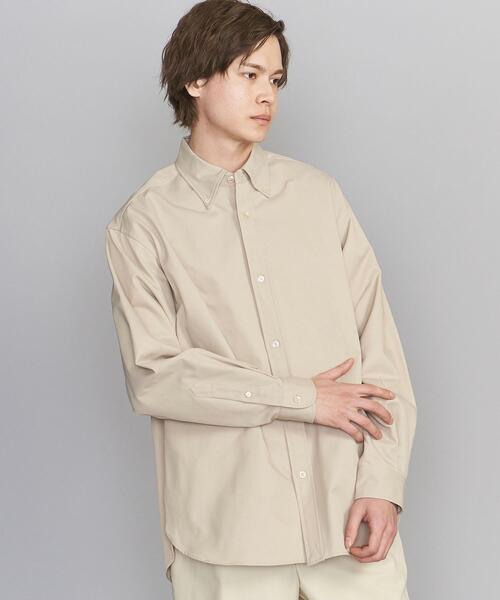 美品 H BEAUTY&YOUTH S ビッグシルエットシャツ コットン ブルー Hatsunex Summer Tシャツ（アシッドブルー） | HATSUNEX