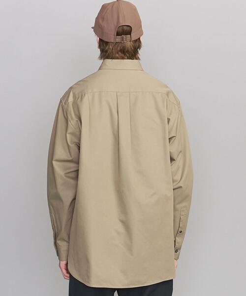 BEAUTY&YOUTH UNITED ARROWS（ビューティーアンドユースユナイテッドアローズ）の「BY コットン ナイロン ビッグシルエット シャツ（シャツ/ブラウス・メンズ・ナチュラル/ベージュ・MEDIUM/SMALL/LARGE/X-LARGE）」の13枚目の写真