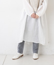 PUAL CE CIN | テレコピグメントパンツ(その他パンツ)