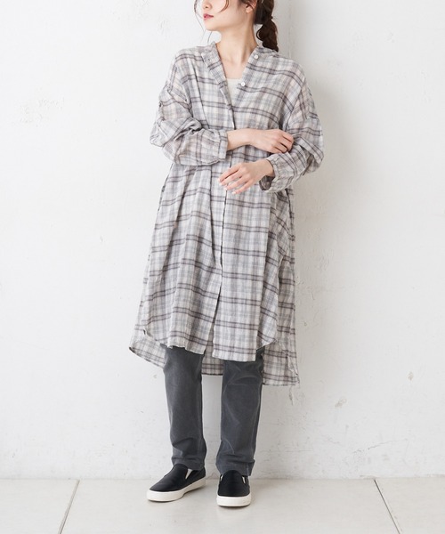 PUAL CE CIN（ピュアルセシン）の「テレコピグメントパンツ（その他パンツ・レディース・チャコールグレー/グレー/ライトベージュ・FREE）」の21枚目の写真