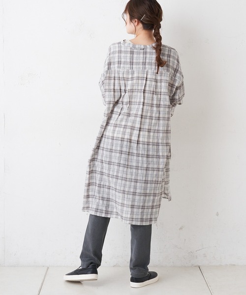 PUAL CE CIN（ピュアルセシン）の「テレコピグメントパンツ（その他パンツ・レディース・チャコールグレー/グレー/ライトベージュ・FREE）」の9枚目の写真