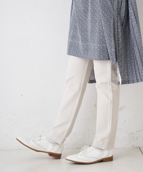 PUAL CE CIN（ピュアルセシン）の「テレコピグメントパンツ（その他パンツ・レディース・チャコールグレー/グレー/ライトベージュ・FREE）」の7枚目の写真