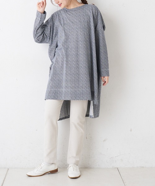 PUAL CE CIN（ピュアルセシン）の「テレコピグメントパンツ（その他パンツ・レディース・チャコールグレー/グレー/ライトベージュ・FREE）」の13枚目の写真