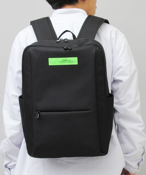 Satellite(サテライト)の「【 Satellite / サテライト 】 PROPCUBE プロップキューブ / 防水素材 スクエア型 バックパック / リュック(バックパック/リュック・メンズ・ブラック/ブラック系その他・FREE)」の2枚目の写真