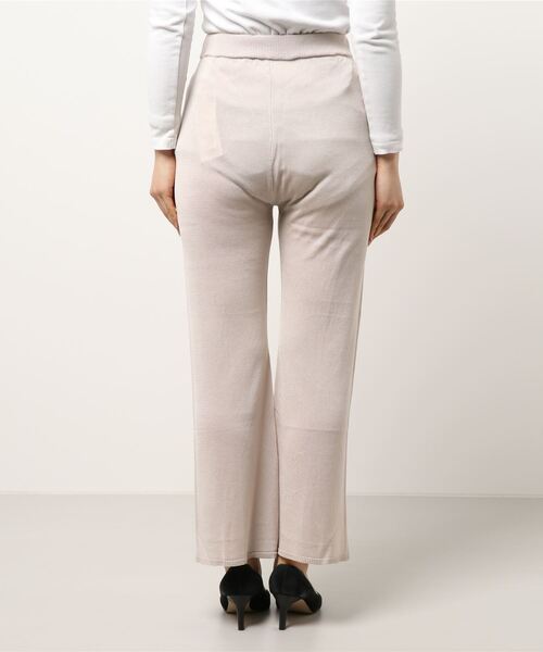 notch.(ノッチ)の「スリット入りニットパンツ(その他パンツ・レディース・ブラック/ベージュ・M)」の4枚目の写真