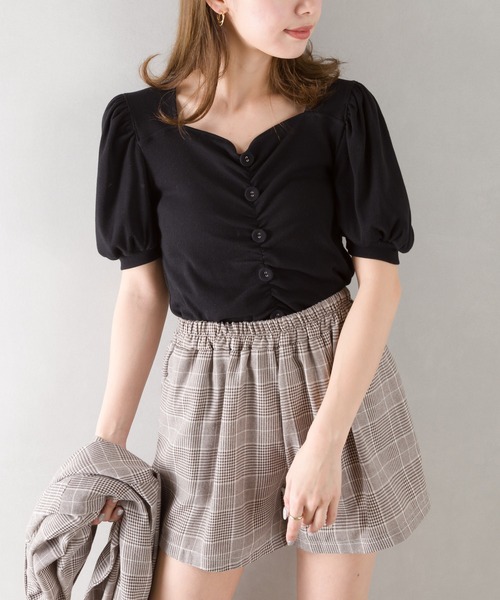 SpRay（スプレイ）の「グレンチェックセットアップ（セットアップ・レディース・ネイビー/ブラウン/ブラック×ホワイト・FREE）」の15枚目の写真