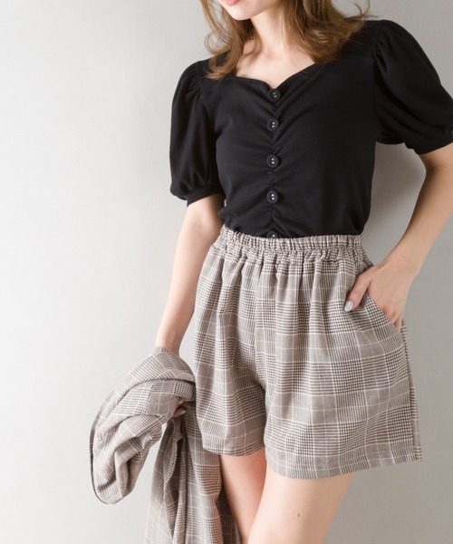 SpRay（スプレイ）の「グレンチェックセットアップ（セットアップ・レディース・ネイビー/ブラウン/ブラック×ホワイト・FREE）」の21枚目の写真