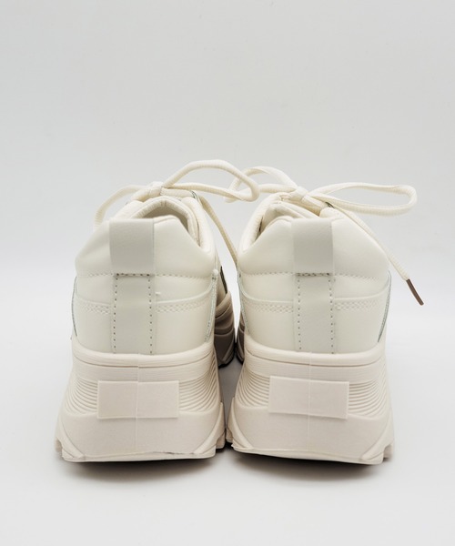 Lace Ladies(レースレディース)の「厚底ダッドスニーカー(スニーカー・レディース・ブラック/ホワイト/アイボリー・25cm/24.5cm/24cm/22.5cm/23cm/23.5cm)」の12枚目の写真
