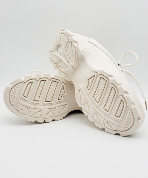 Lace Ladies(レースレディース)の「厚底ダッドスニーカー(スニーカー・レディース・ブラック/ホワイト/アイボリー・25cm/24.5cm/24cm/22.5cm/23cm/23.5cm)」の13枚目の写真