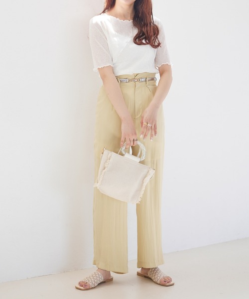 Heather（ヘザー）の「カラートロミパンツ_946275（その他パンツ・レディース・パープル/ブラウン/イエロー・FREE）」の12枚目の写真