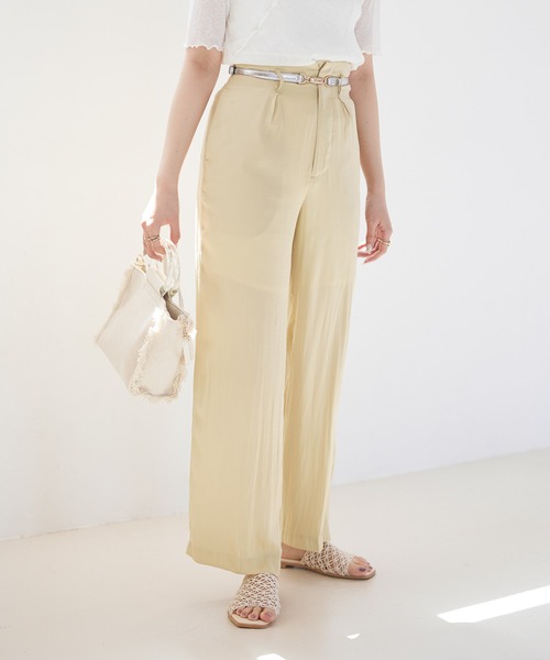 Heather（ヘザー）の「カラートロミパンツ_946275（その他パンツ・レディース・パープル/ブラウン/イエロー・FREE）」の13枚目の写真