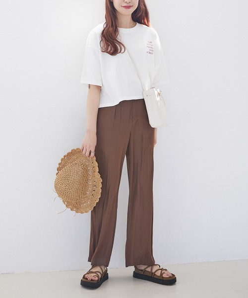 Heather（ヘザー）の「カラートロミパンツ_946275（その他パンツ・レディース・パープル/ブラウン/イエロー・FREE）」の14枚目の写真