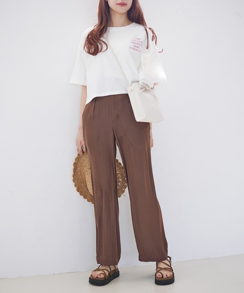 Heather（ヘザー）の「カラートロミパンツ_946275（その他パンツ・レディース・パープル/ブラウン/イエロー・FREE）」の15枚目の写真