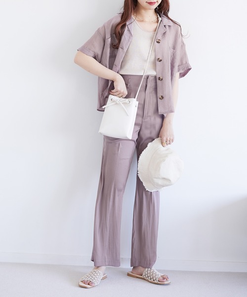 Heather（ヘザー）の「カラートロミパンツ_946275（その他パンツ・レディース・パープル/ブラウン/イエロー・FREE）」の16枚目の写真