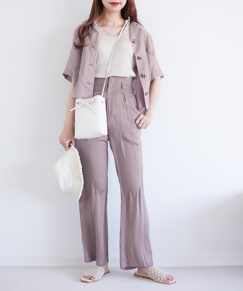 Heather（ヘザー）の「カラートロミパンツ_946275（その他パンツ・レディース・パープル/ブラウン/イエロー・FREE）」の17枚目の写真