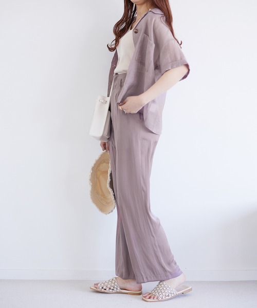 Heather（ヘザー）の「カラートロミパンツ_946275（その他パンツ・レディース・パープル/ブラウン/イエロー・FREE）」の18枚目の写真