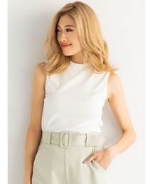 DURAS | ノースリカットリブトップス(Tシャツ/カットソー)