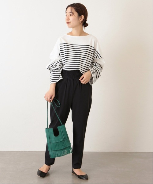 JOURNAL STANDARD（ジャーナルスタンダード）の「ナイロンストレッチパンツ◆3（その他パンツ・レディース・ブラック/ネイビー/ライトカーキ・34/36/38/40）」の15枚目の写真