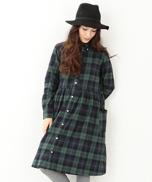 BEAMS BOY | BEAMS BOY / ネルシャツワンピース 14FW **(ワンピース)