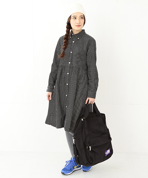 BEAMS BOY（ビームスボーイ）の「BEAMS BOY / ネルシャツワンピース 14FW **（ワンピース・レディース・ブラック/インディゴブルー/ネイビー・ONE SIZE）」の16枚目の写真