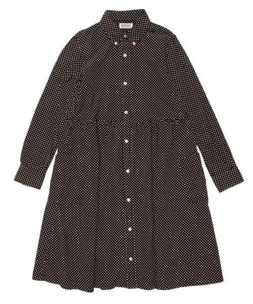 BEAMS BOY（ビームスボーイ）の「BEAMS BOY / ネルシャツワンピース 14FW **（ワンピース・レディース・ブラック/インディゴブルー/ネイビー・ONE SIZE）」の19枚目の写真