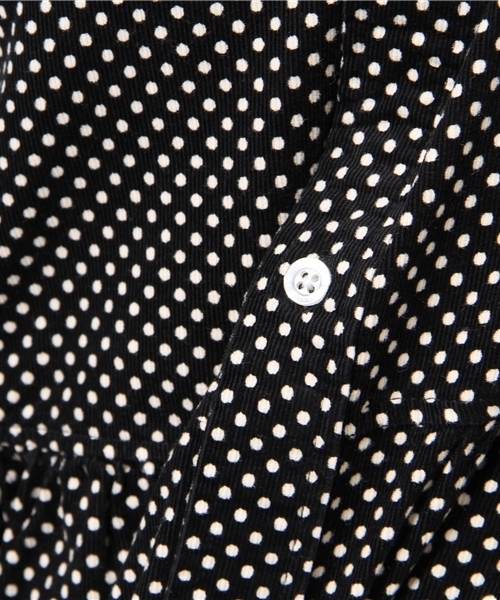 BEAMS BOY（ビームスボーイ）の「BEAMS BOY / ネルシャツワンピース 14FW **（ワンピース・レディース・ブラック/インディゴブルー/ネイビー・ONE SIZE）」の6枚目の写真