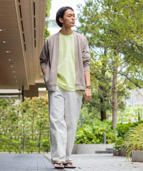 EDIFICE(エディフィス)の「《再入荷》汗染み防止 Functional cotton クルーネック Tシャツ(Tシャツ/カットソー・メンズ・イエロー/チャコールグレー/ブラック/ライトブルー/ホワイト/ベージュ・X-LARGE/SMALL/MEDIUM/LARGE)」の18枚目の写真