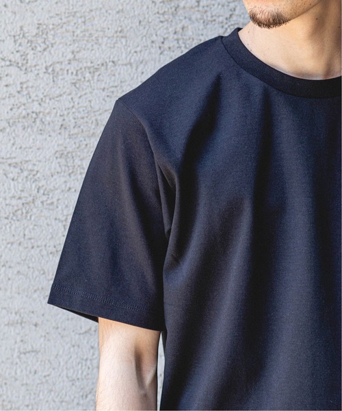 EDIFICE(エディフィス)の「《再入荷》汗染み防止 Functional cotton クルーネック Tシャツ(Tシャツ/カットソー・メンズ・イエロー/チャコールグレー/ブラック/ライトブルー/ホワイト/ベージュ・X-LARGE/SMALL/MEDIUM/LARGE)」の15枚目の写真