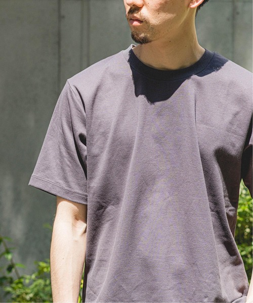 EDIFICE(エディフィス)の「《再入荷》汗染み防止 Functional cotton クルーネック Tシャツ(Tシャツ/カットソー・メンズ・イエロー/チャコールグレー/ブラック/ライトブルー/ホワイト/ベージュ・X-LARGE/SMALL/MEDIUM/LARGE)」の19枚目の写真