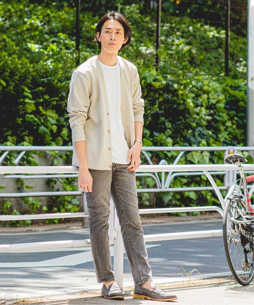 EDIFICE(エディフィス)の「《再入荷》汗染み防止 Functional cotton クルーネック Tシャツ(Tシャツ/カットソー・メンズ・イエロー/チャコールグレー/ブラック/ライトブルー/ホワイト/ベージュ・X-LARGE/SMALL/MEDIUM/LARGE)」の10枚目の写真