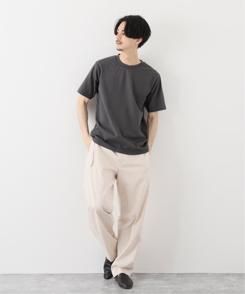 EDIFICE(エディフィス)の「《再入荷》汗染み防止 Functional cotton クルーネック Tシャツ(Tシャツ/カットソー・メンズ・イエロー/チャコールグレー/ブラック/ライトブルー/ホワイト/ベージュ・X-LARGE/SMALL/MEDIUM/LARGE)」の11枚目の写真