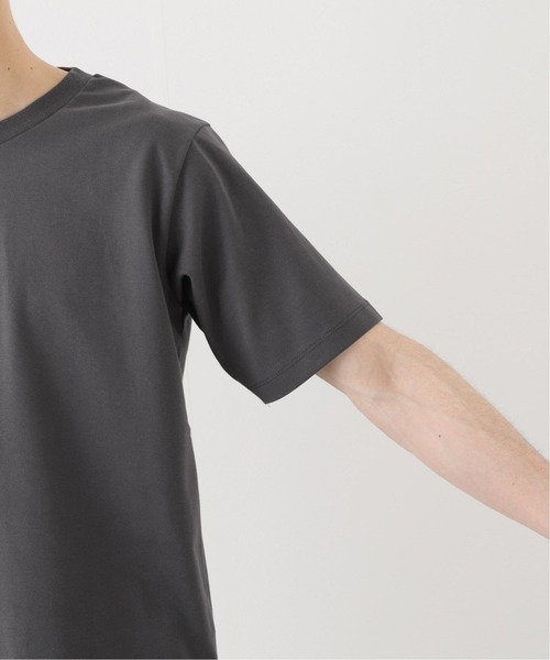 EDIFICE(エディフィス)の「《再入荷》汗染み防止 Functional cotton クルーネック Tシャツ(Tシャツ/カットソー・メンズ・イエロー/チャコールグレー/ブラック/ライトブルー/ホワイト/ベージュ・X-LARGE/SMALL/MEDIUM/LARGE)」の16枚目の写真