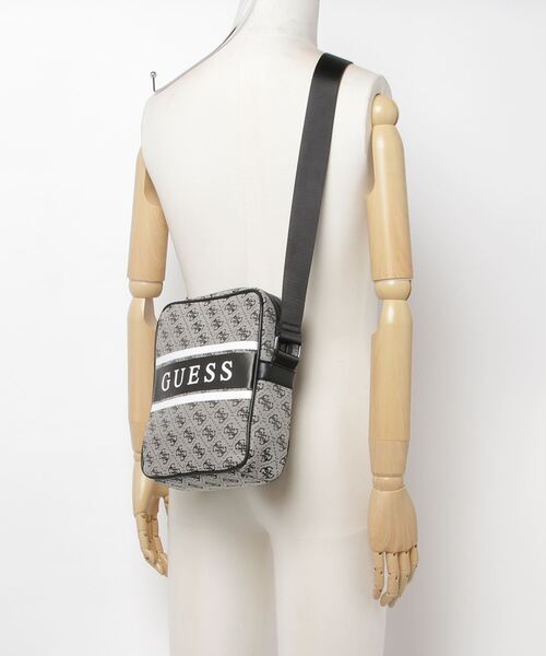 Guess（ゲス）の「REPRESENT Logo Crossbody Bag（ショルダーバッグ  