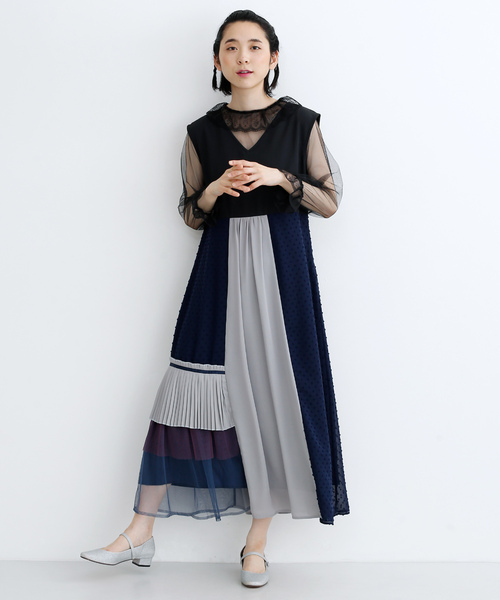 ブランド古着 ノースリーブワンピース ワンピース Merlot Plus メルロープリュス のファッション通販 Zozoused