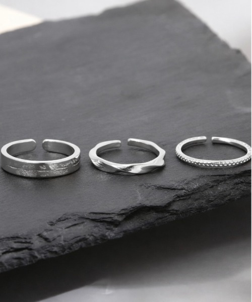 Burner（バーナー）の「【OKUOKU　0909】 プレーティング リングセット oku-ris-1（リング・メンズ・シルバー/シルバー系その他2/シルバー系その他3/シルバー系その他4/ゴールド系その他6/ゴールド系その他5/ゴールド系その他7/その他8/その他9/その他10/その他12/その他13/その他11/その他14/その他15/その他30/その他31/その他33/その他34/その他27/その他28/その他29/その他21/その他22/その他26/その他18/A/B/C/その他17/その他16/その他19/その他35/その他32/Y/P/その他25/その他24/その他23/H/I/ブラック/シルバー系その他5/ゴールド系/ゴールド系1/ゴールド系6/シルバー系4/シルバー系5/シルバー系6/シルバー系7/シルバー系8/シルバー系9/シルバー系/シルバー系1/シルバー系2/シルバー系3/Silver/ゴールド系5・FREE）」の4枚目の写真