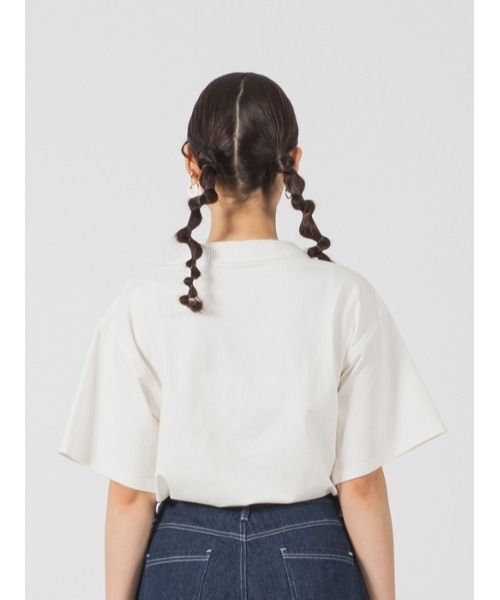 Questioning(クエスチョニング)の「【Questioning】iCONハイネック半袖Tシャツ(Tシャツ/カットソー・メンズ・ブラック/ホワイト・M/L)」の5枚目の写真