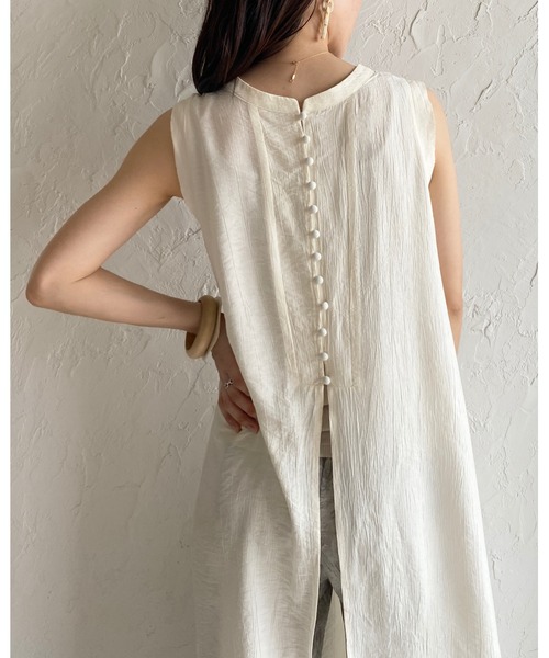 JUN&ROPE シルバー ノースリーブ ベスト　ワンピース JUN&ROPE シルバー ノースリーブ ベスト ワンピース セール