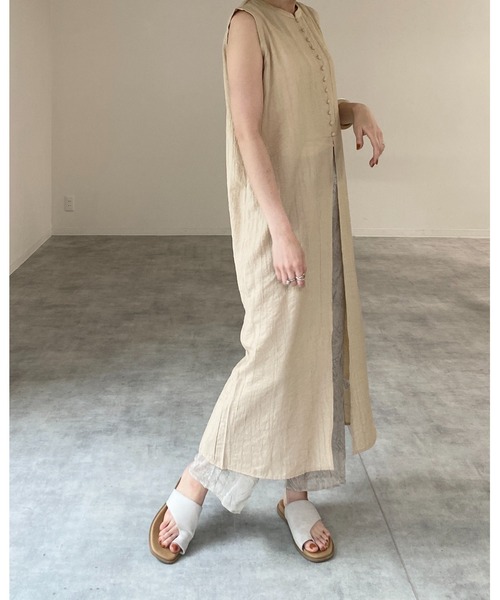 She's Closet（シーズクローゼット）の「ノースリーブ肩タック