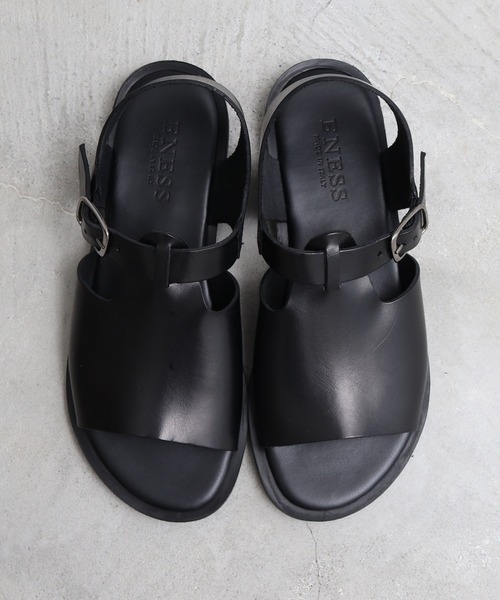 bulle de savon(ビュルデサボン)の「ENESS サンダル(サンダル・レディース・ダークブラウン/ブラック・38/36/37)」の2枚目の写真