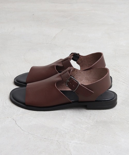 bulle de savon(ビュルデサボン)の「ENESS サンダル(サンダル・レディース・ダークブラウン/ブラック・38/36/37)」の11枚目の写真
