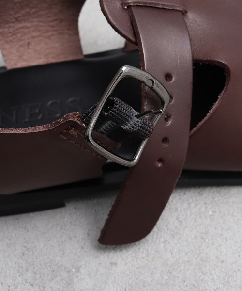 bulle de savon(ビュルデサボン)の「ENESS サンダル(サンダル・レディース・ダークブラウン/ブラック・38/36/37)」の10枚目の写真